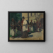 Aumône - Jozef Hanula — cuadro enmarcado en la pared