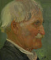 Cabeza de un anciano - Jozef Hanula — vista de la obra