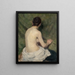 Study of Female Nude - Jozef Hanula — framed artwork on a wall