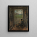 Una escena de Laren - Jozef Israëls — cuadro enmarcado en la pared