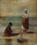 Niños junto al mar - Jozef Israëls — vista de la obra