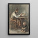 The shoemaker - Jozef Israëls — framed artwork on a wall