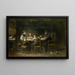 Familia de campesinos en la mesa - Jozef Israëls — cuadro enmarcado en la pared