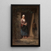 Rêverie - Jozef Israëls — framed artwork on a wall