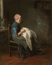 La pequeña costurera - Jozef Israëls — vista de la obra
