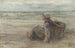 Young girl of the fisher on the beach - Jozef Israëls — artwork view