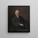 The engraver Frans Lauwers - Jozef Marie Louis Janssens — framed artwork on a wall