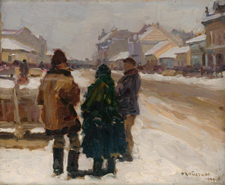 Jozef Teodor Mousson - At the Michalovice Market.webp