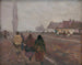 Sobre la ruta del mercado de Michalovice - Jozef Teodor Mousson — vista de la obra