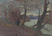 Río cerca de Michalovce - Jozef Teodor Mousson — vista de la obra