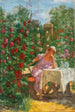 Verano en el jardín - Jozef Teodor Mousson — vista de la obra