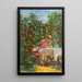 Verano en el jardín - Jozef Teodor Mousson — cuadro enmarcado en la pared
