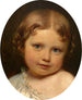 Madame Valentine De Give-Le Delier niño - Jozef Van Lerius — vista de la obra