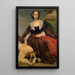 la Princesa Herminie de Looz y Corswarem - Jozef Van Lerius — cuadro enmarcado en la pared