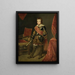 Portrait painting of Prince Baltasar Carlos, son of King Philip IV of Spain, at approximately 11 years old - Juan Bautista Martínez del Mazo — framed artwork on a wall