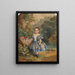 Niña con aros - Juan Buckingham Wandesforde — cuadro enmarcado en la pared