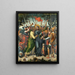 L'arrestation du Christ - Juan Correa de Vivar — cuadro enmarcado en la pared