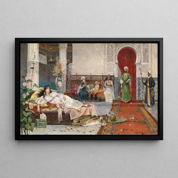 Juan Gimnez Martn - Visit to the Harem.webp