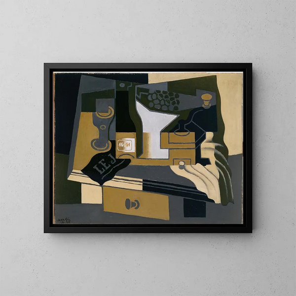 Moulin à café - Juan Gris — cuadro enmarcado en la pared