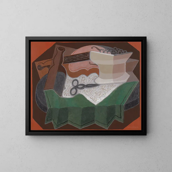 Los Tijeras - Juan Gris — cuadro enmarcado en la pared