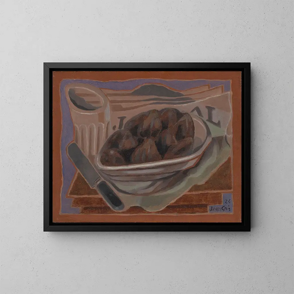 Las higos - Juan Gris — cuadro enmarcado en la pared