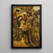 Adoración de los Reyes Magos - Juan Pons — cuadro enmarcado en la pared