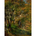 Reproduction of the painting Jules Le Cœur et ses chiens dans la forêt de Fontainebleau - Pierre-Auguste Renoir