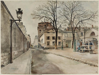 JulesAdolphe Chauvet - Prison SaintePlagie rue de la Clef en 1895 5me arrondissement.webp