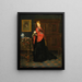 A new hat - Jules-Adolphe Goupil — framed artwork on a wall