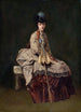 a seated woman - Jules-Adolphe Goupil — artwork view