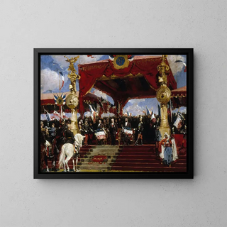 JulesArsne Garnier - La distribution des drapeaux  Longchamp le 14 juillet 1880.webp