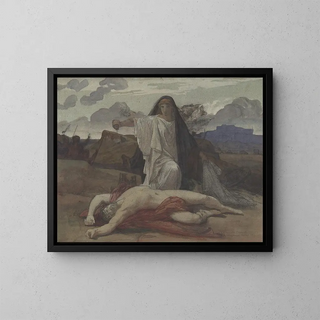 JulesEugne Lenepveu - Antigone Gives Token Burial to the Body of Her Brother Polynices.webp