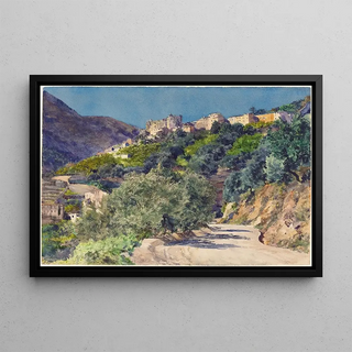 JulesFerdinand Jacquemart - SunDrenched Hills near Menton.webp
