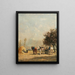 Jules the Hay Cart - Jules-Jacques Veyrassat — framed artwork on a wall