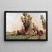 Faneurs descansando - Jules-Jacques Veyrassat — cuadro enmarcado en la pared