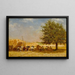 Les Moissonneurs - Jules-Jacques Veyrassat — framed artwork on a wall