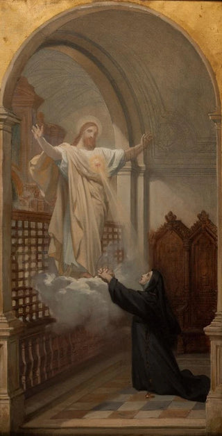 JulesJoseph Dauban - Vision de sainte Marie Alacocque.webp