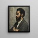 Portrait of the enamel painter Alfred Garnier - Jules Bastien-Lepage — framed artwork on a wall