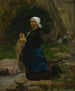 Breton Laundry Woman - Jules Breton — artwork view