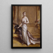 Retrato de Isabelle d'Orléans, duquesa de Guise - Jules Cayron — cuadro enmarcado en la pared