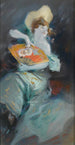 Portrait of a Lady - Jules Chéret — artwork view