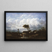 Paisaje - Jules Dupré — cuadro enmarcado en la pared