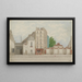 Rue Vaneau N75 y 77 7o distrito - Jules Gaildrau — cuadro enmarcado en la pared