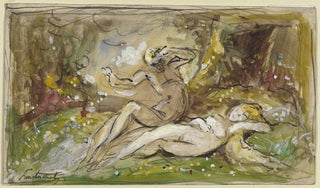 Jules Lunteschtz - Adam erblickt die neu erschaffene Eva.webp
