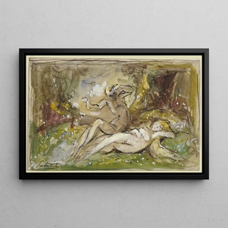 Jules Lunteschtz - Adam erblickt die neu erschaffene Eva.webp