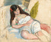Mujer extendida - Jules Pascin — vista de la obra