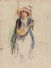 Girl with Mandolin - Jules Pascin — artwork view