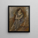 Gaby - Jules Pascin — cuadro enmarcado en la pared