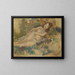La Danseuse assoupie - Jules Pascin — cuadro enmarcado en la pared