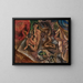 La toilette aux tropiques - Jules Pascin — framed artwork on a wall